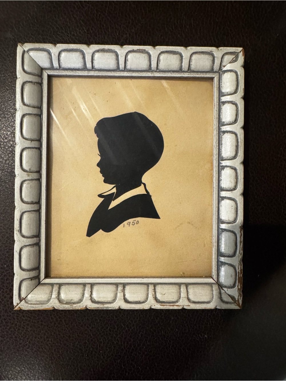 Vintage silhouette boy